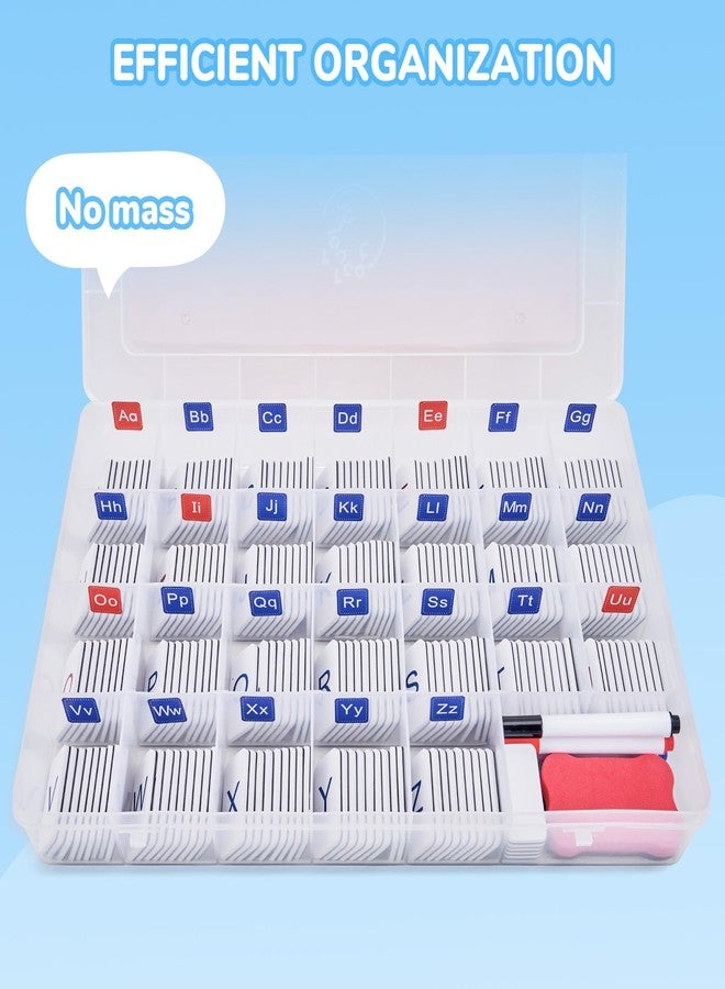 JoyCat Classroom Magnetic Letter Tiles for Phonics and Spelling-JoyCat 234 Foam Alphabet Tiles Magnetic Letters with Double-Side Magnet Board and Compartment Storage Case - Image 4